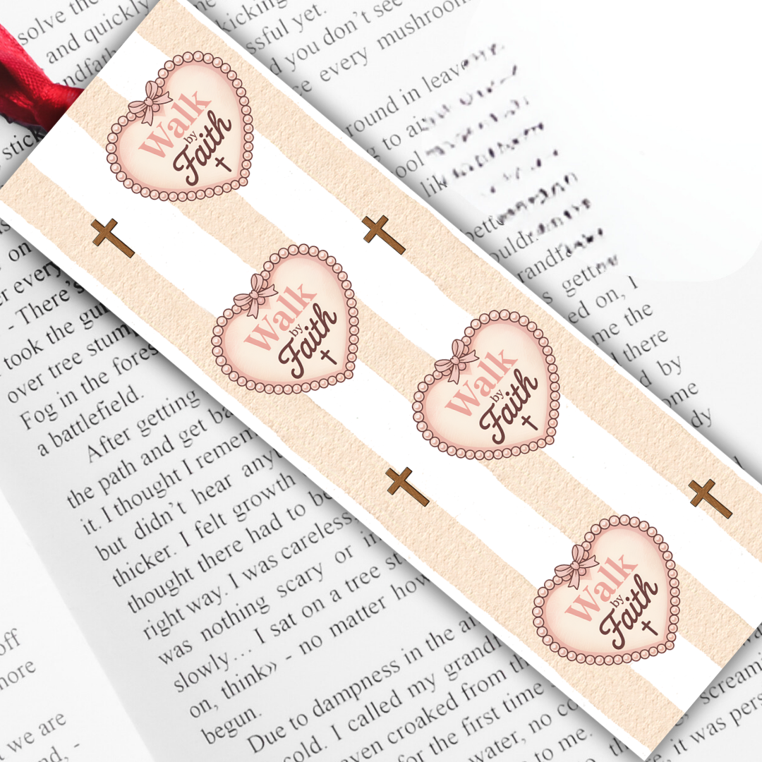 Christian Bookmarks: Walk by Faith