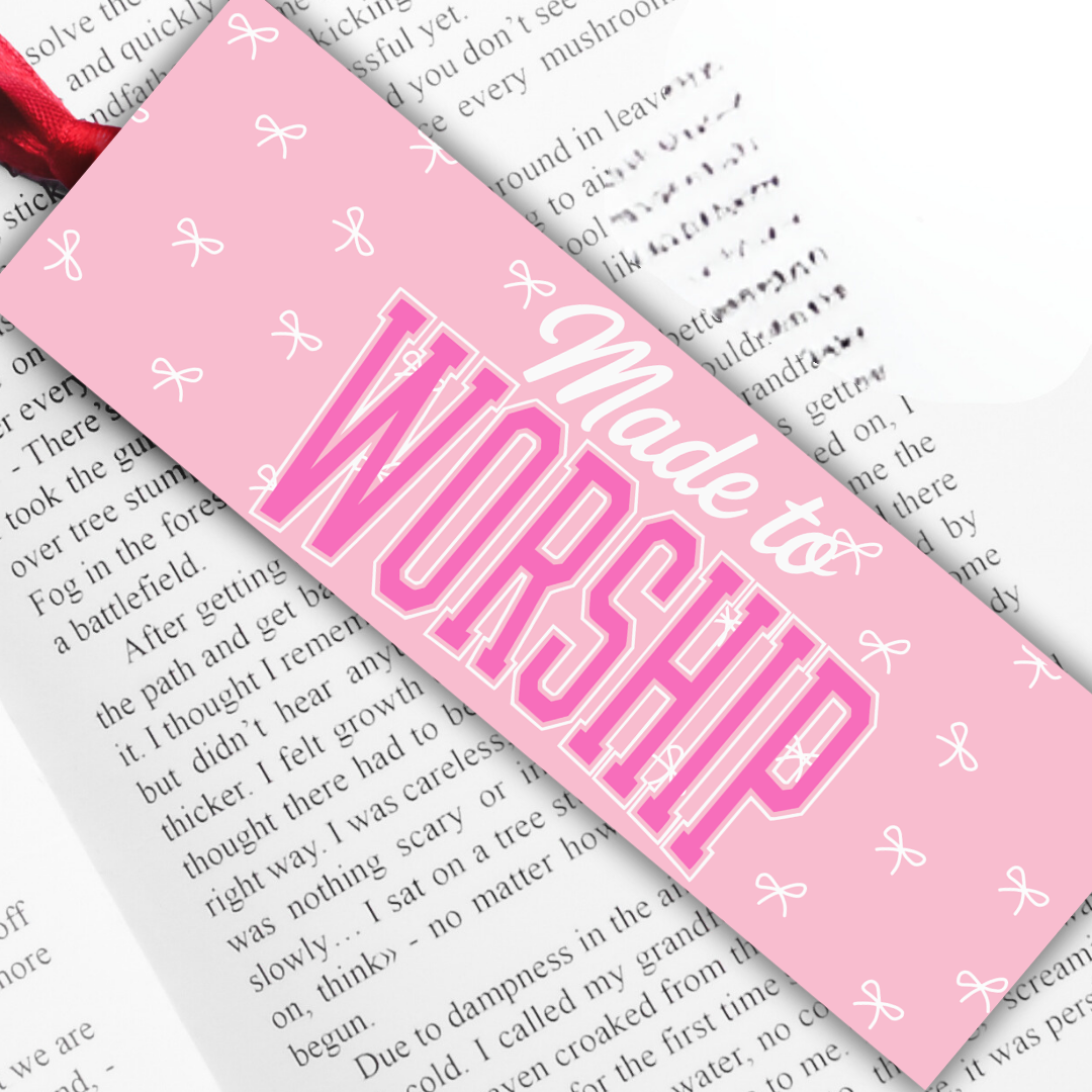 Christian Bookmarks: Made to Worship