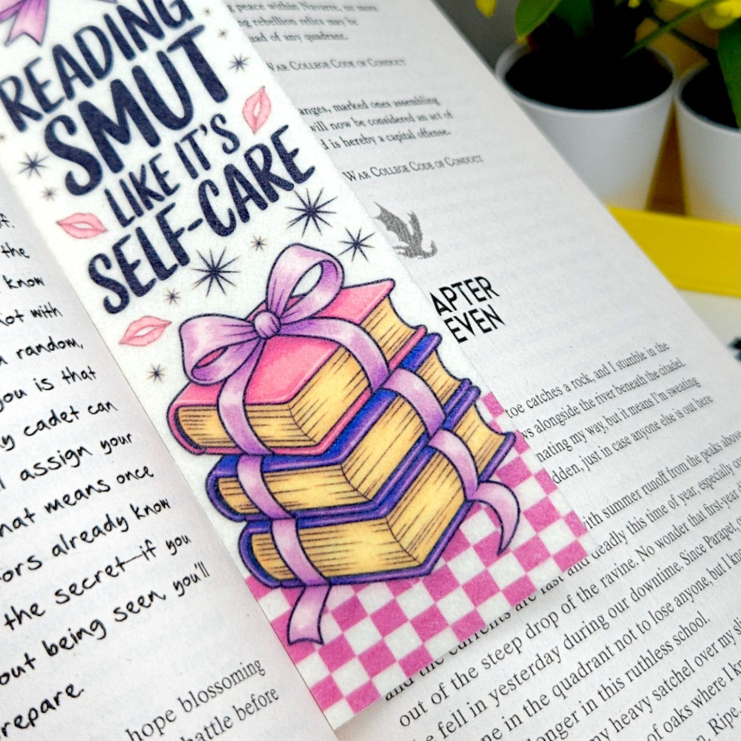 Spicy Bookmarks: "Reading Smut Like It's Self-Care"