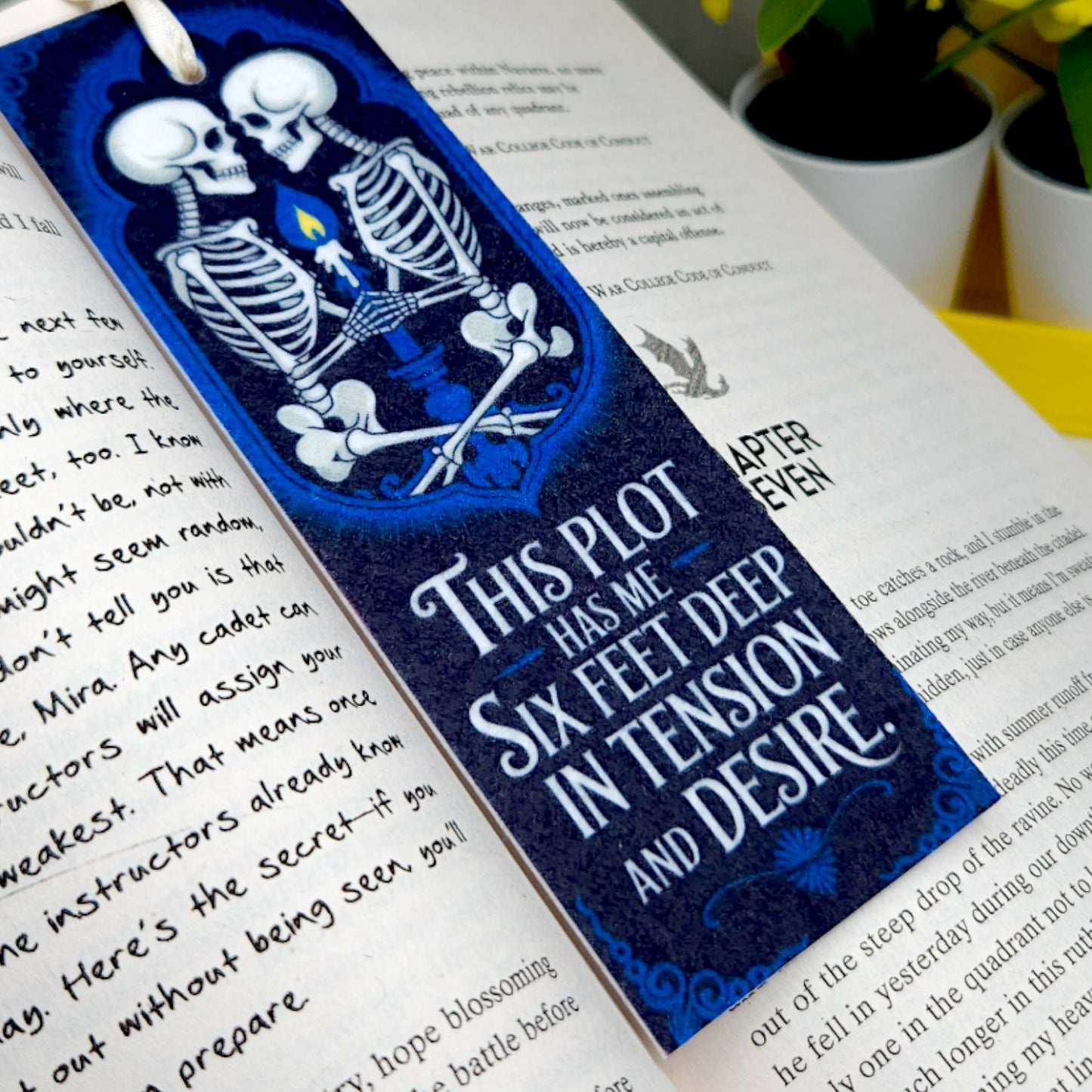 Spicy Bookmarks: "The Plot Has Me Six Feet Deep in Tension and Desire"