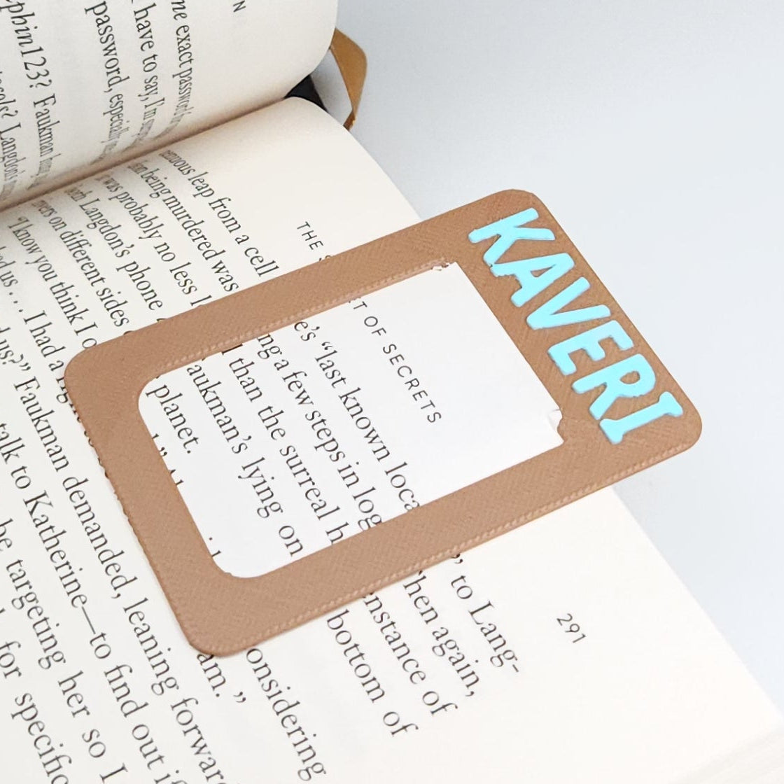 Personalised Name Bookmark