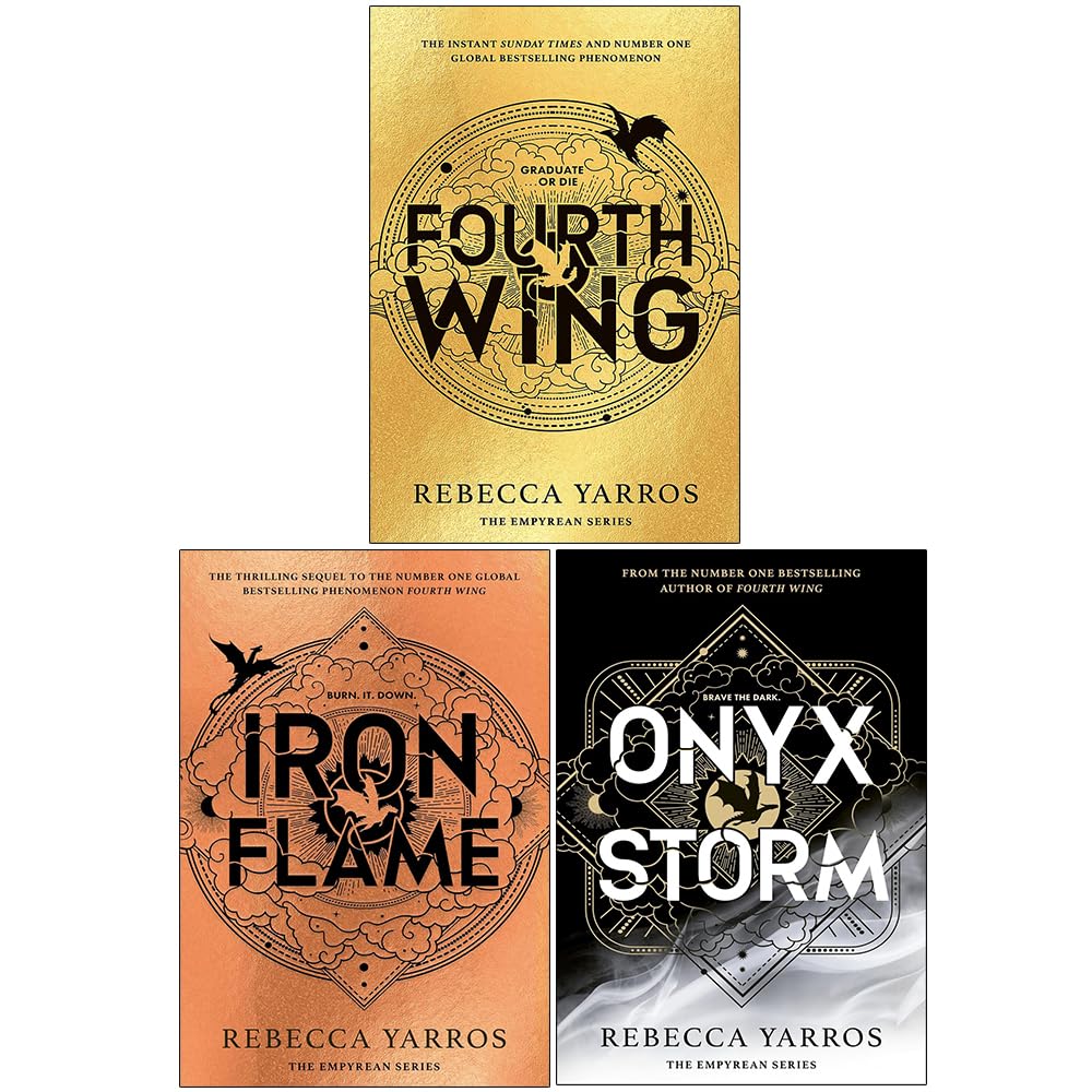 The Empyrean Series - Miniature Books Replicas - 3 book series (Fourth Wing Series)