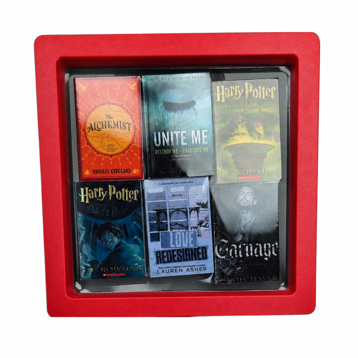 Miniature Book Display Frame - Fits up to 6 Tiny Books