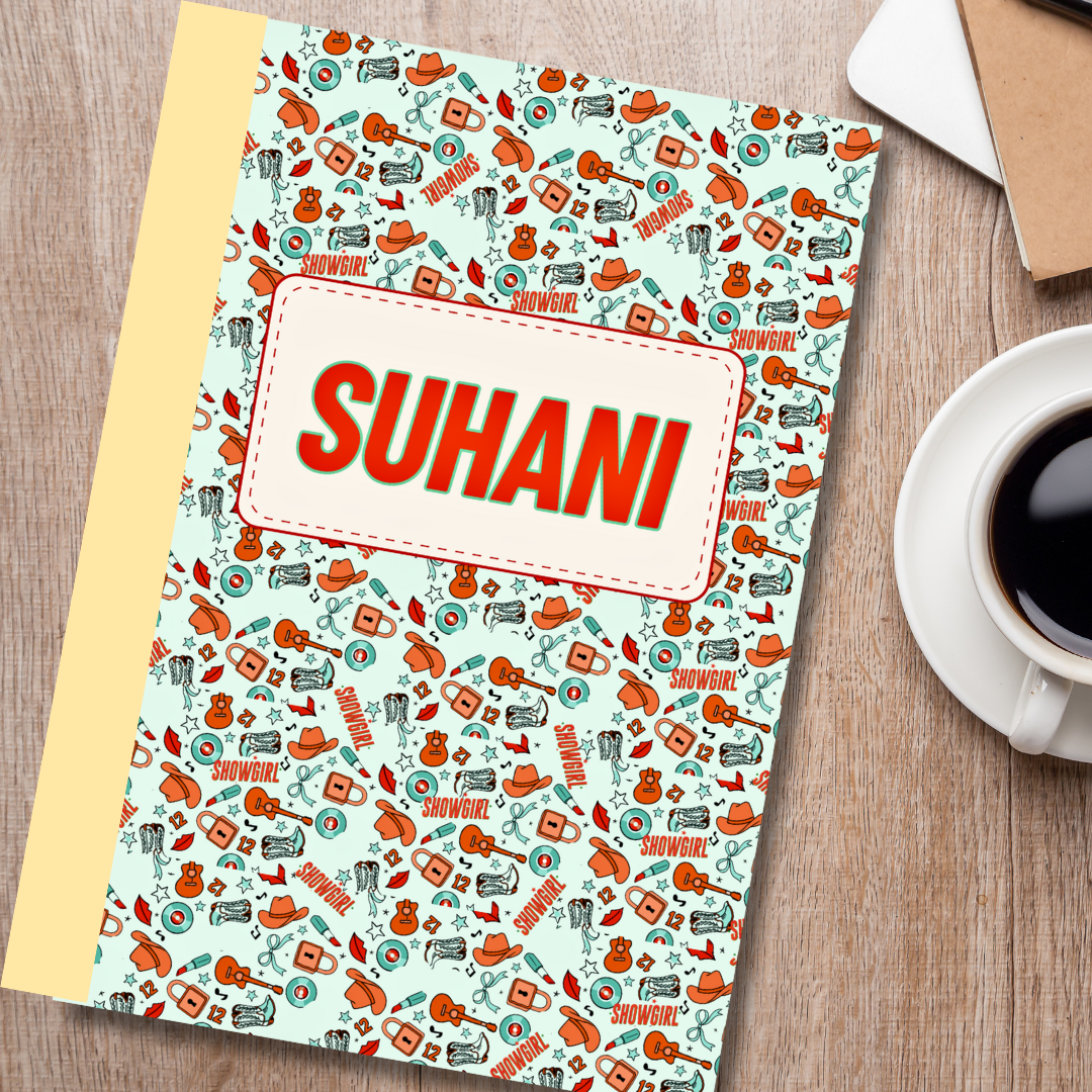 Premium Personalised B5 Notebook / Journal - Life of a Showgirl / Swiftie