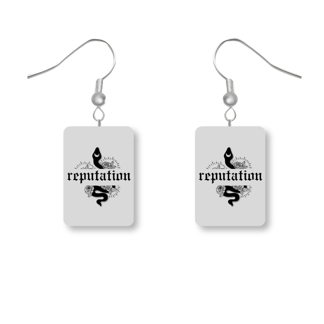 Taylor Swift Inspired Dangle Earrings - Reputation