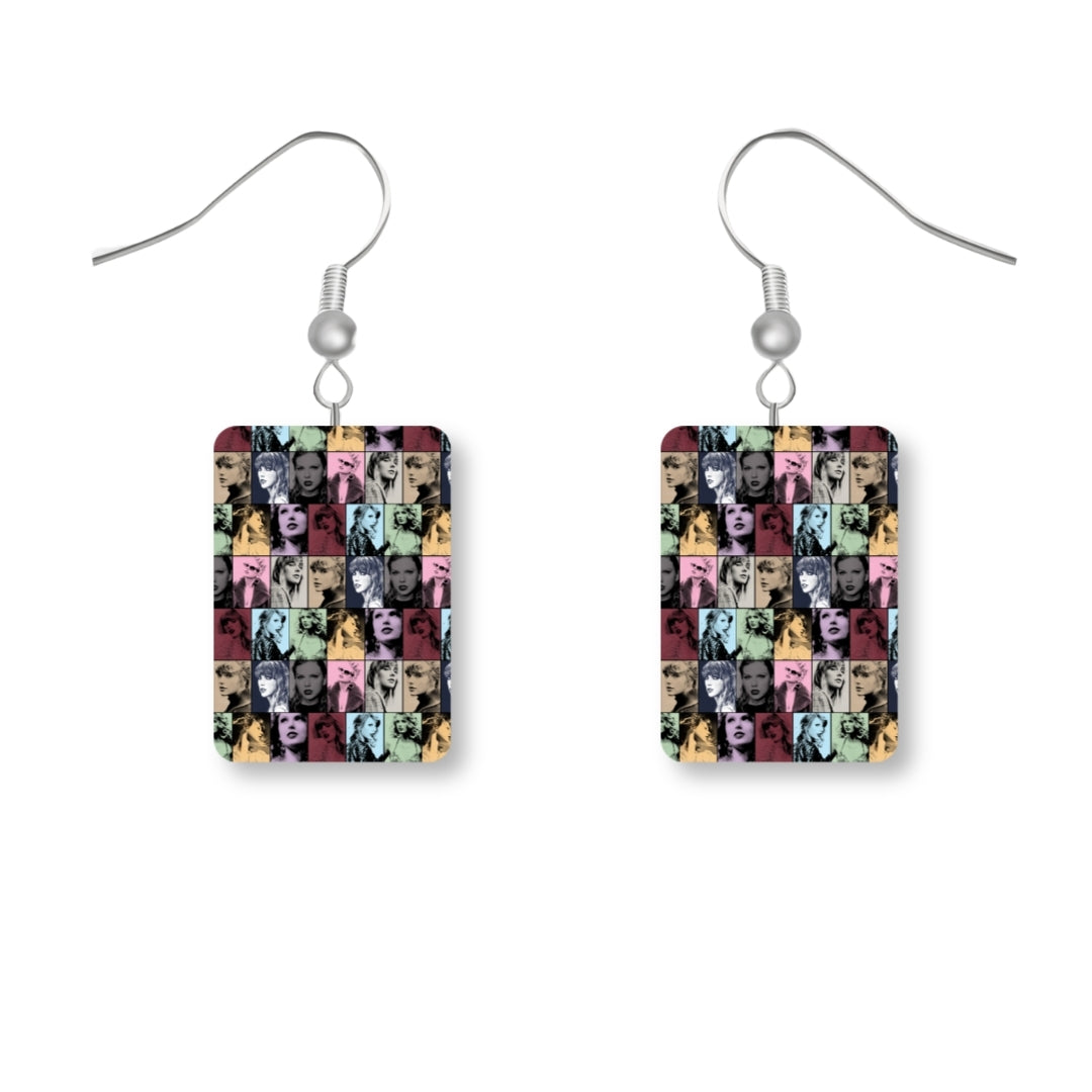 Taylor Swift Inspired Dangle Earrings - Eras Mosaic