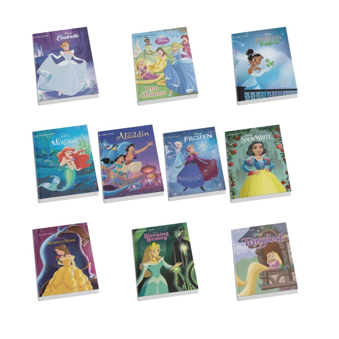 Princess Miniature Book Set (Set of 10)