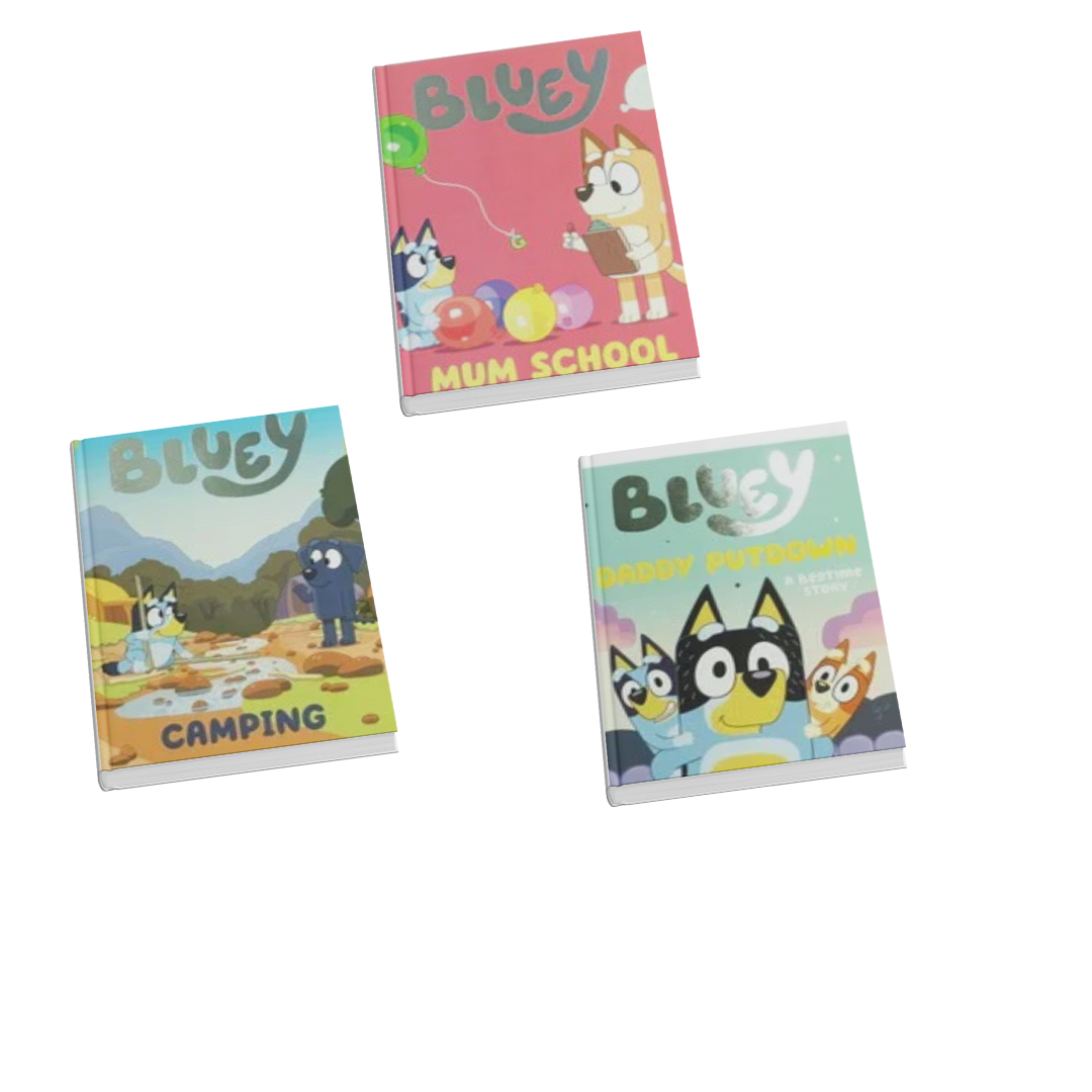 Bluey - Miniature Books Replicas - 3 book series