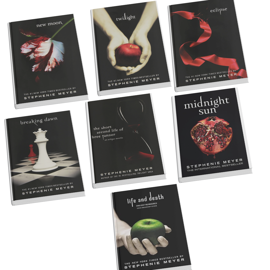 Stephenie Meyer - Miniature Books Replicas - Twilight Series (7 miniature books)