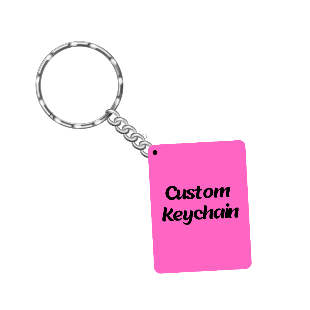 Personalized Picture Keychain β Custom Double-Sided