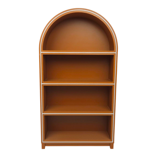 Miniature Arched Bookshelf – fits Tuneemanee Miniature Books - Brown