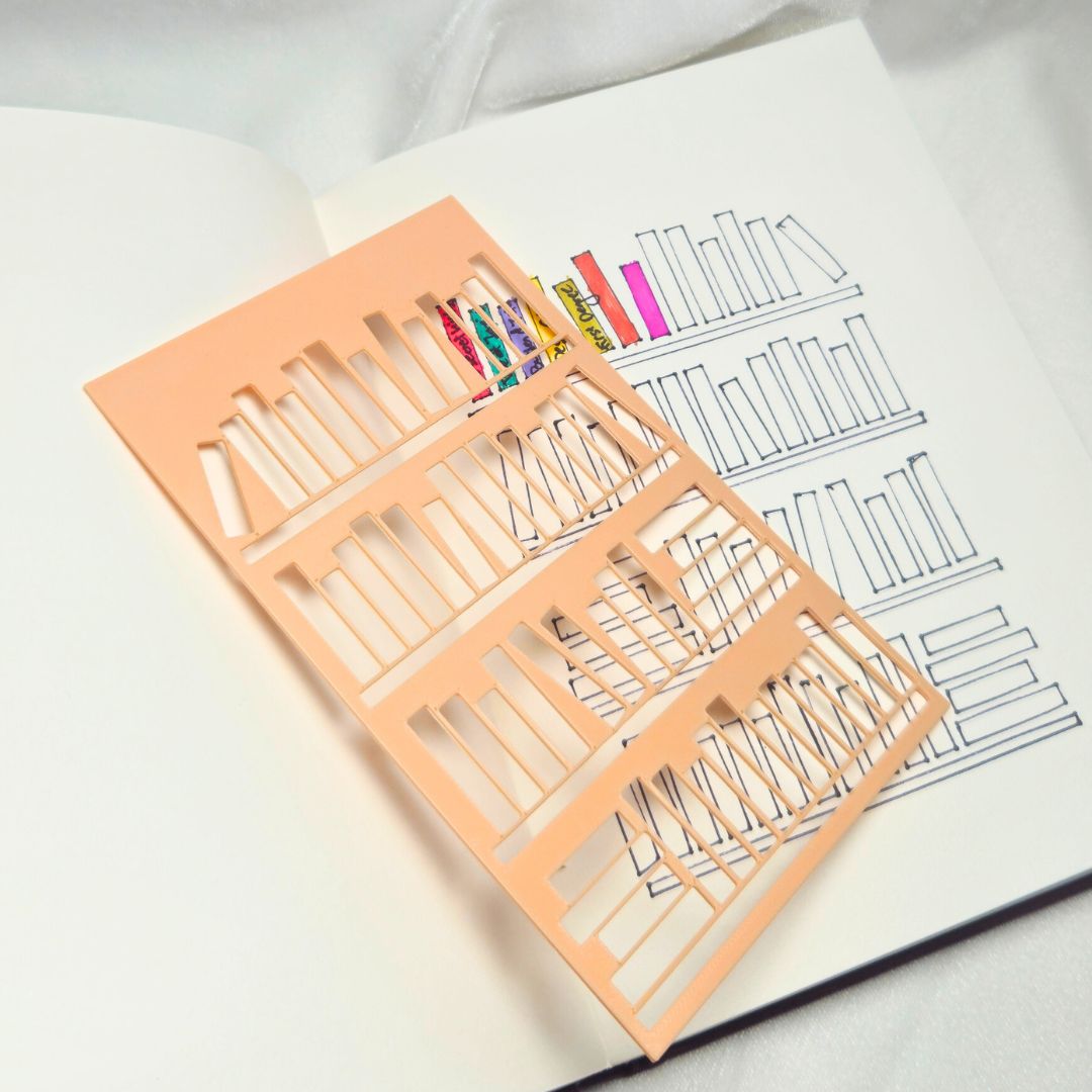 Journal Stencils | Speech Bubble, Book Tracker & Water Intake Tracker | PLA Plastic Reusable Planner Stencils