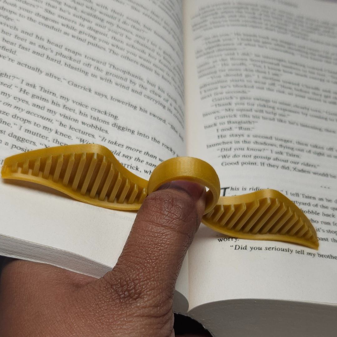 Thumb Book Page Holder - Snitch