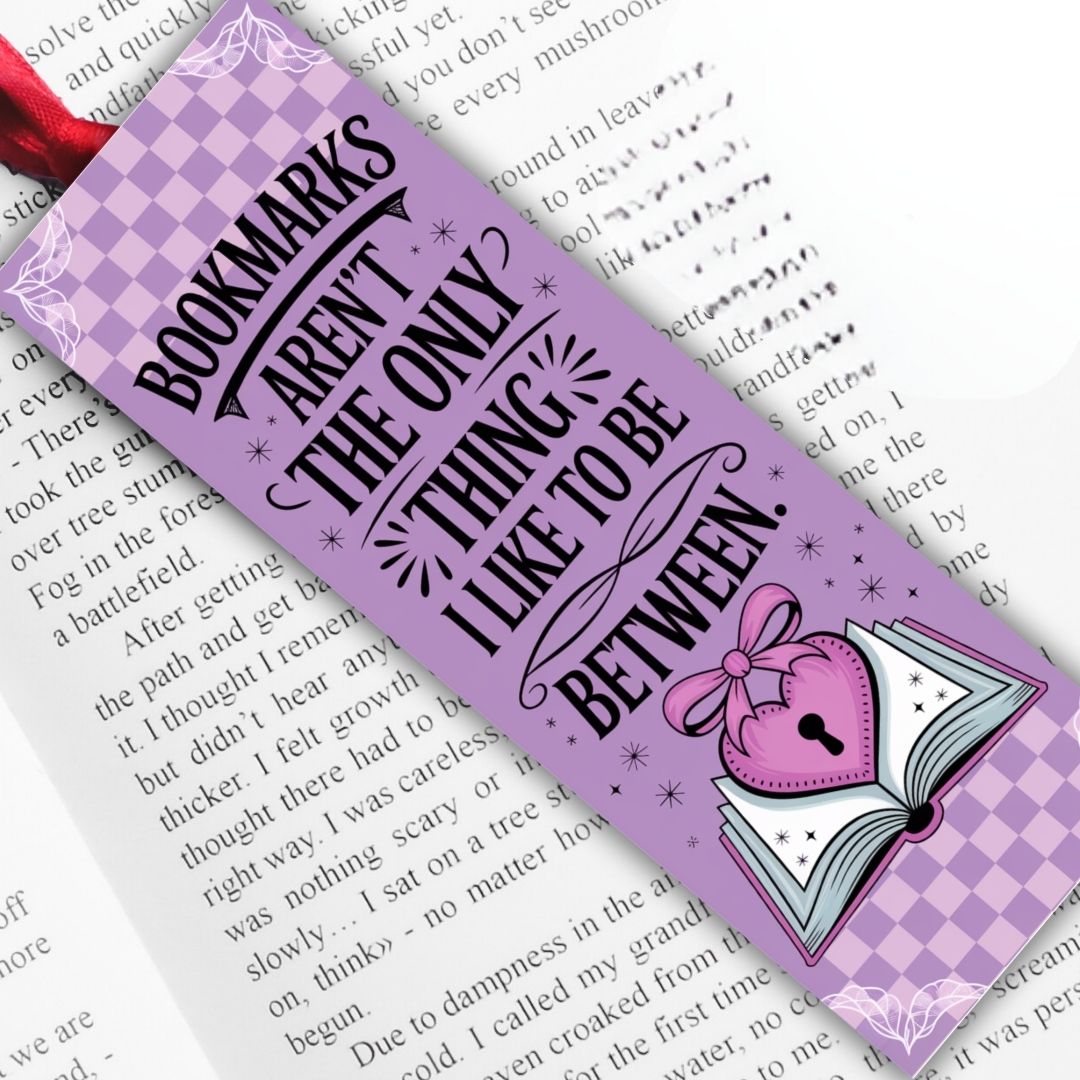 Spicy Bookmarks: "Bookmarks aren't the only thing I like to be between"