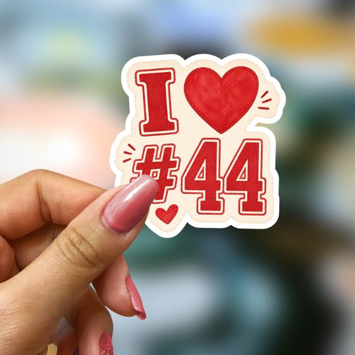 Bookish Vinyl Holographic Sticker - Off Campus - #1 love 44