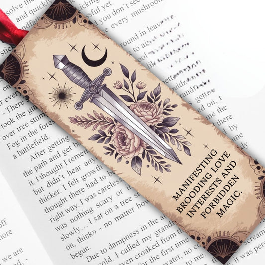 Spicy Bookmarks: "Manifesting Brooding Love Interests and Forbidden Magic"