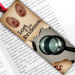Crime Mystery Bookmark: Lost in the Evidence