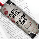 Crime Mystery Bookmark: Crimes, Clues & Chapter Twos