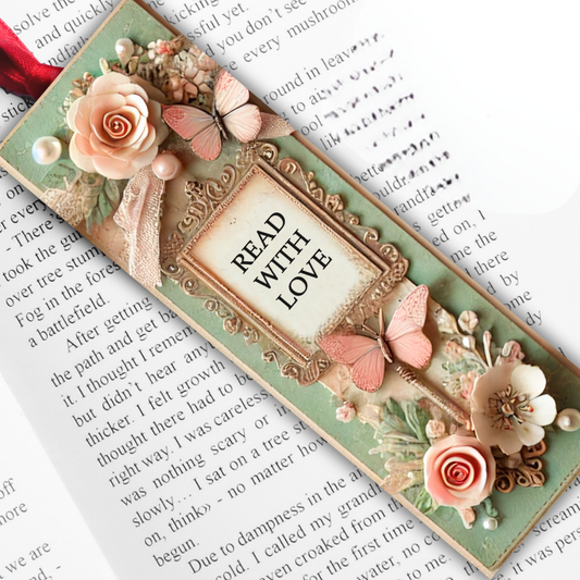 Romantic Bookmarks: Read with Love