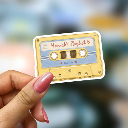 Bookish Vinyl Holographic Sticker - Off Campus - Hannah's Playlist