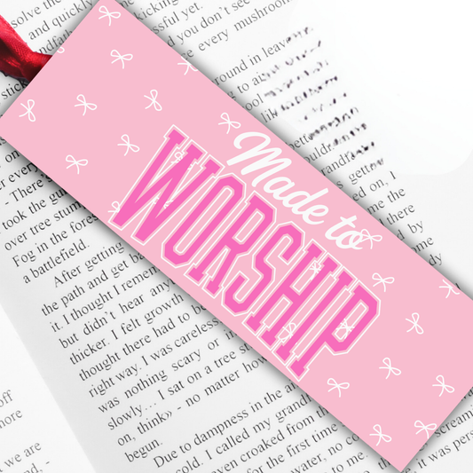 Christian Bookmarks: Made to Worship