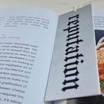 Taylor Swift Felt Bookmark - Reputation