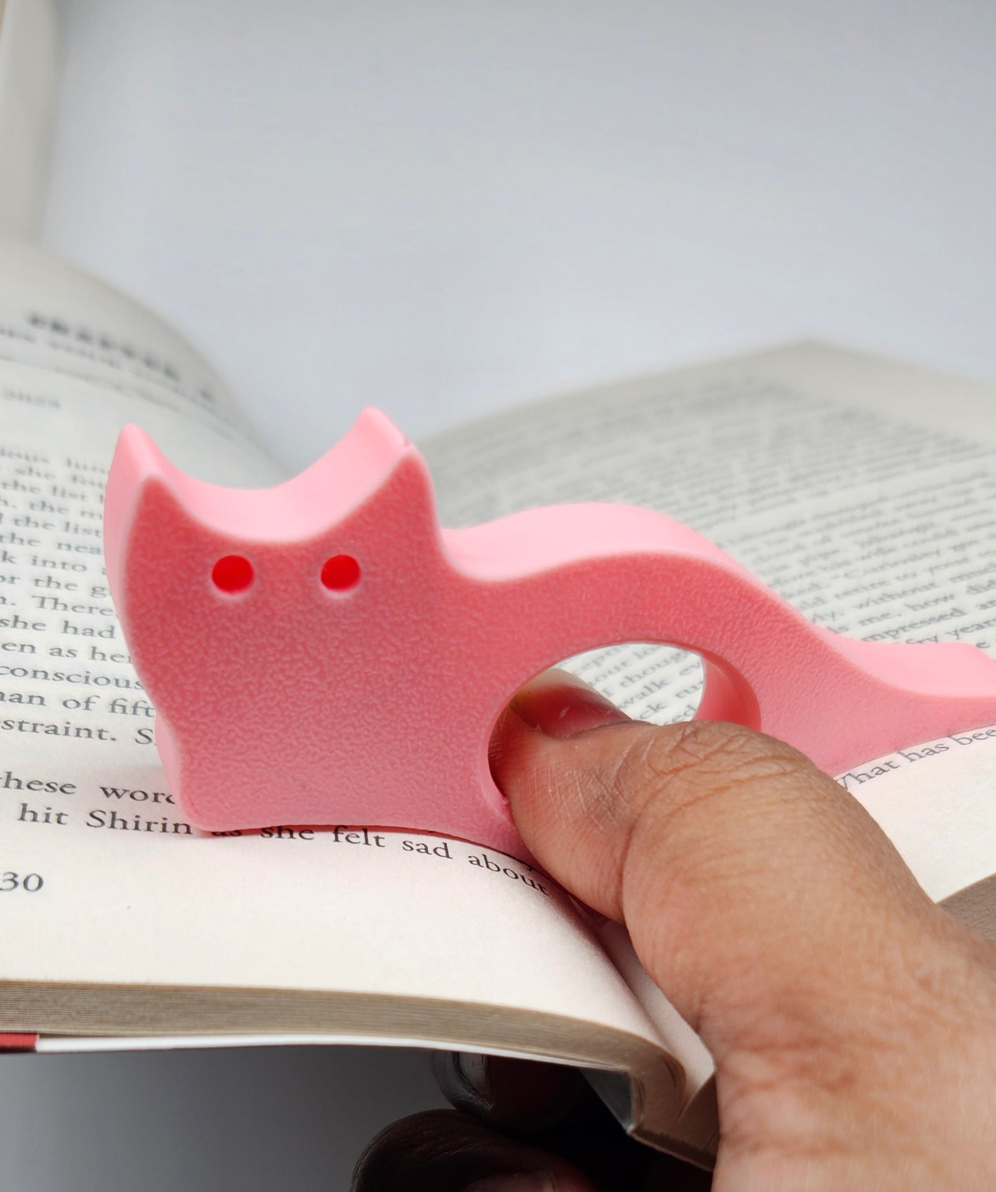 Thumb Book Page Holder - Cat