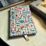 Mahjong Fabric Dust Jacket — Protect Your Books in Style