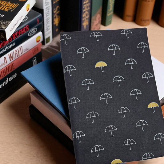 Umbrella Fabric Dust Jacket — Protect Your Books in Style