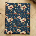 Harry Potter Inspired Blue Fabric Dust Jacket — Protect Your Books in Style