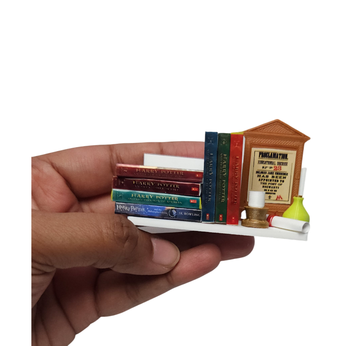 📚 Custom Mini Bookshelf Magnet