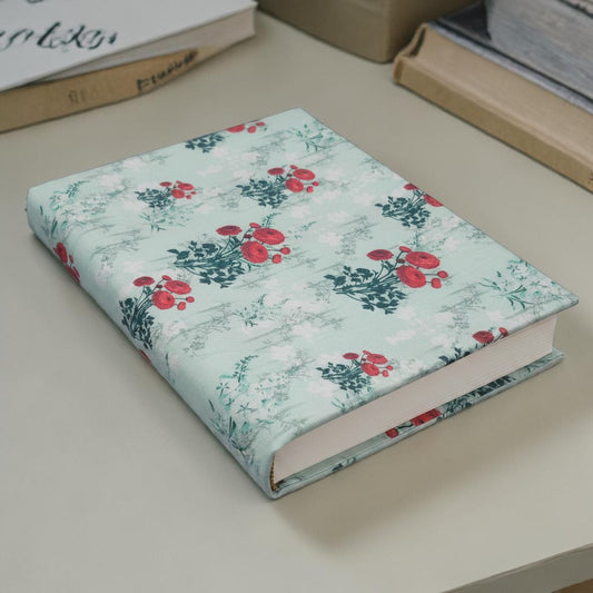 Winter Green Fabric Dust Jacket — Protect Your Books in Style