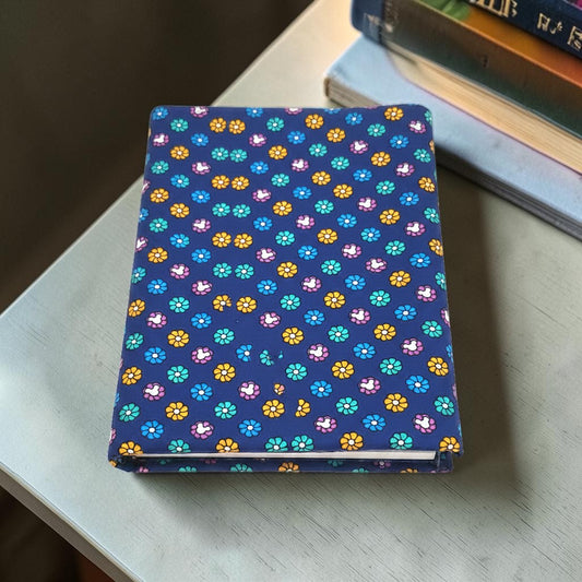 Mickey Floral Fabric Dust Jacket — Protect Your Books in Style