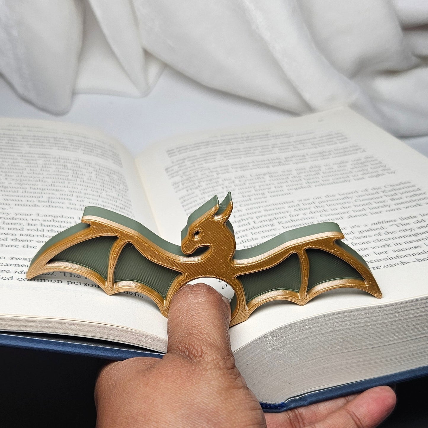 Thumb Book Page Holder - Dragon