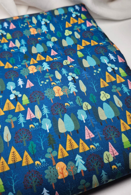 Evergreen Forest Fabric Dust Jacket — Protect Your Books in Style