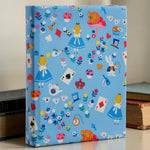 Alice in Wonderland Book Fabric Dust Jacket — Protect Your Books in Style
