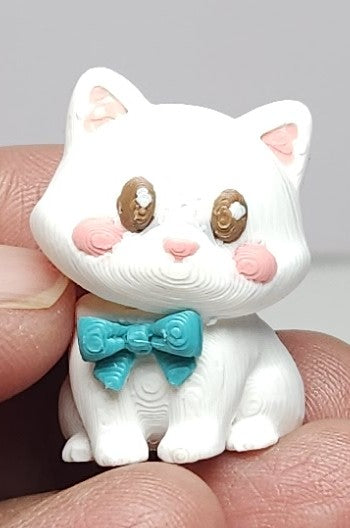 Miniature accessories - Kitten with tiny bow
