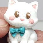 Miniature accessories - Kitten with tiny bow