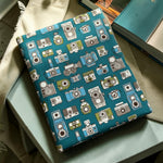 Camera Fabric Dust Jacket — Protect Your Books in Style - Gift for Photographer Reader