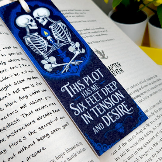 Spicy Bookmarks: "The Plot Has Me Six Feet Deep in Tension and Desire"