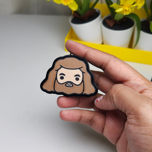 Wizarding Book Clicker – Harry Potter–Inspired Fidget Keychain - Hagrid