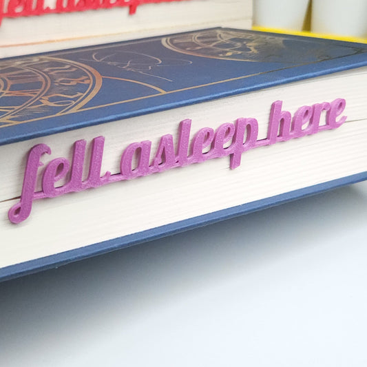 Fell Asleep Here – Page Insert Bookmark