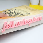 Light Pink sleep Here Page Holder, Reader Gift, Book Club Gift, Reading Accessory
