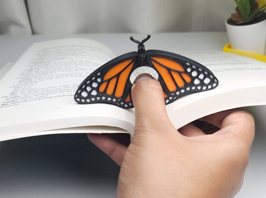 Monarch Butterfly Book Page Holder - Orange