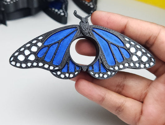 Monarch Butterfly Book Page Holder - Blue