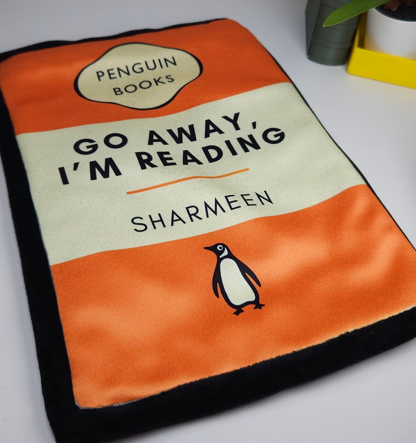 Penguin Cover Inspired Personalised Pouch
