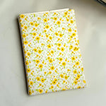 Sunny Daisy Field Book Fabric Dust Jacket — Protect Your Books in Style
