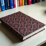 Dark Academia Rose Fabric Dust Jacket — Protect Your Books in Style