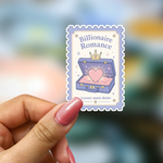 Bookish Vinyl Holographic Sticker - Billionaire Romance