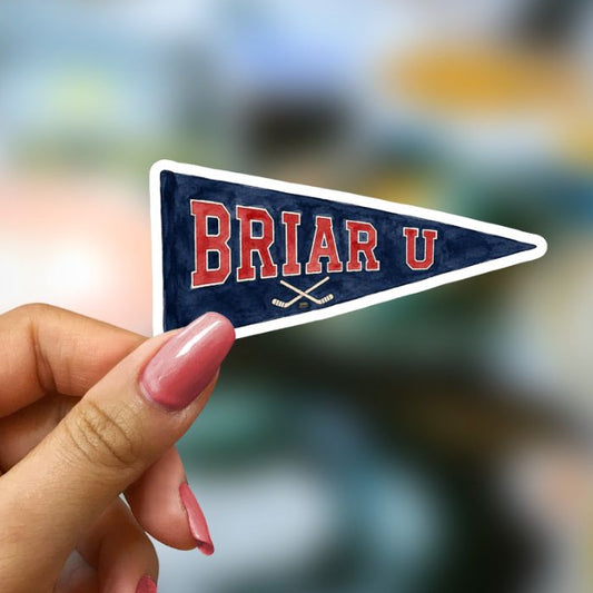 Bookish Vinyl Holographic Sticker - Off Campus - Briar U